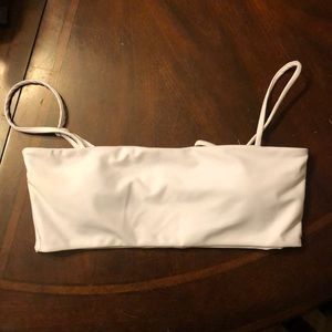 White bakini top